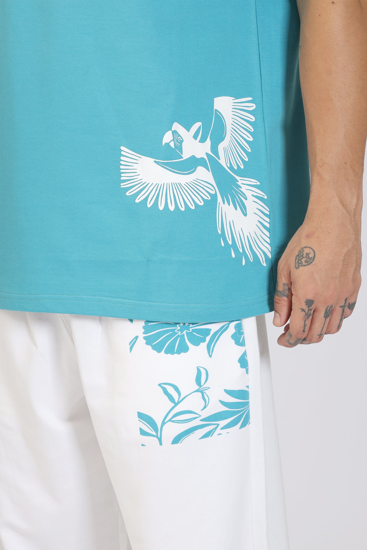 FLY HEIGH BIRDS PRINT CO-ORD SET