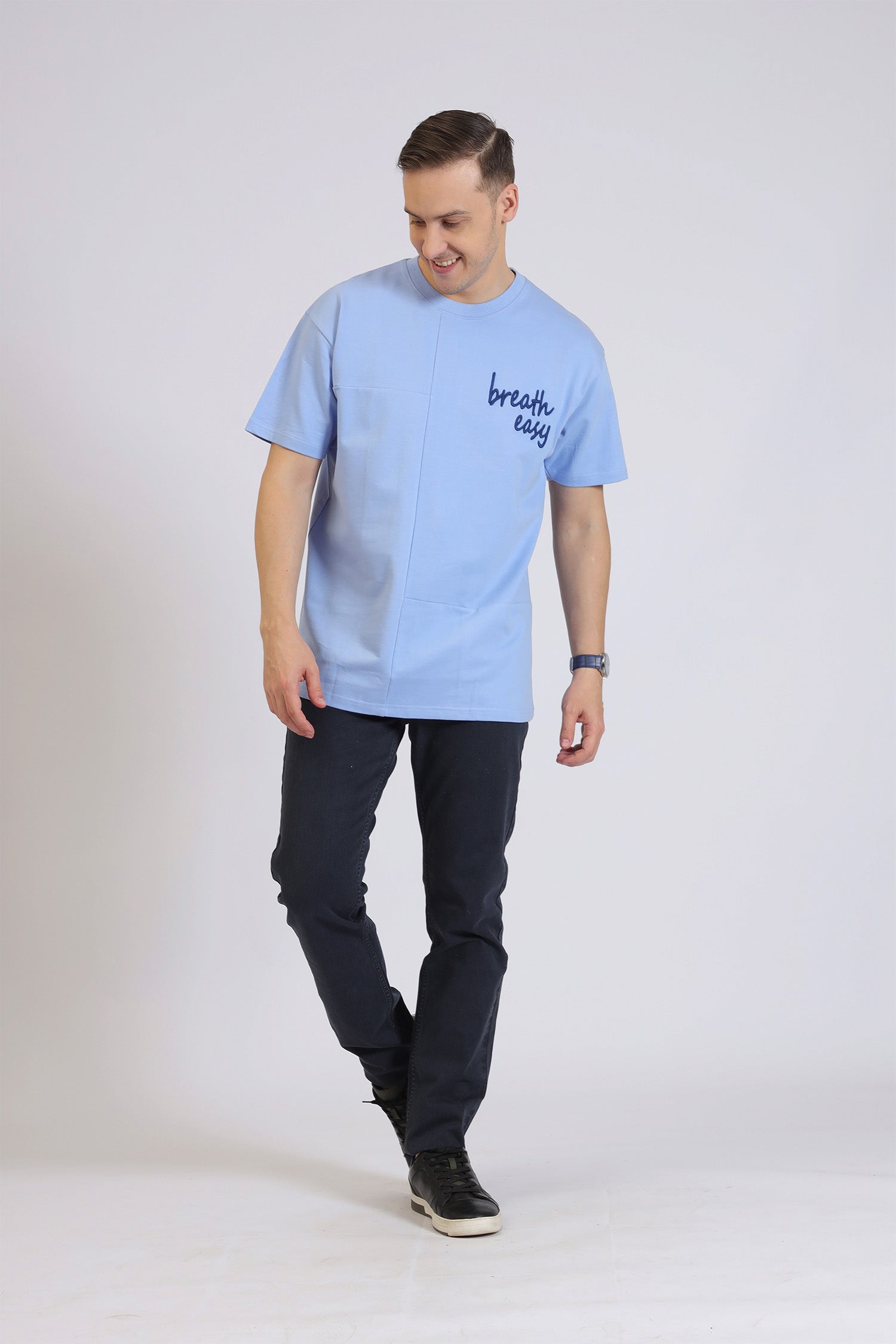 BREATH EASY AIR BLUE T-SHIRT