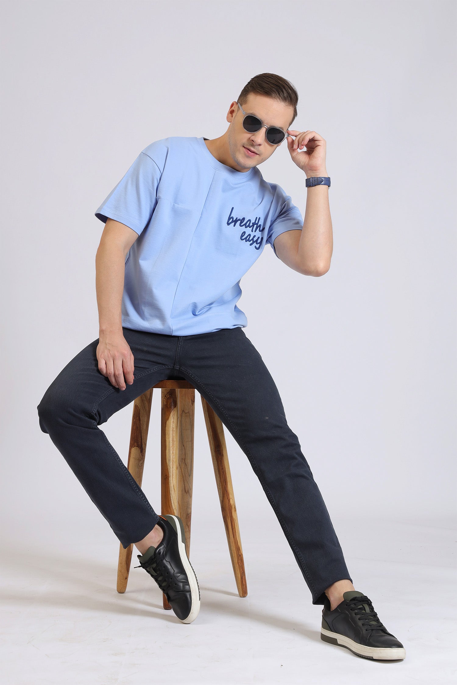 BREATH EASY AIR BLUE T-SHIRT