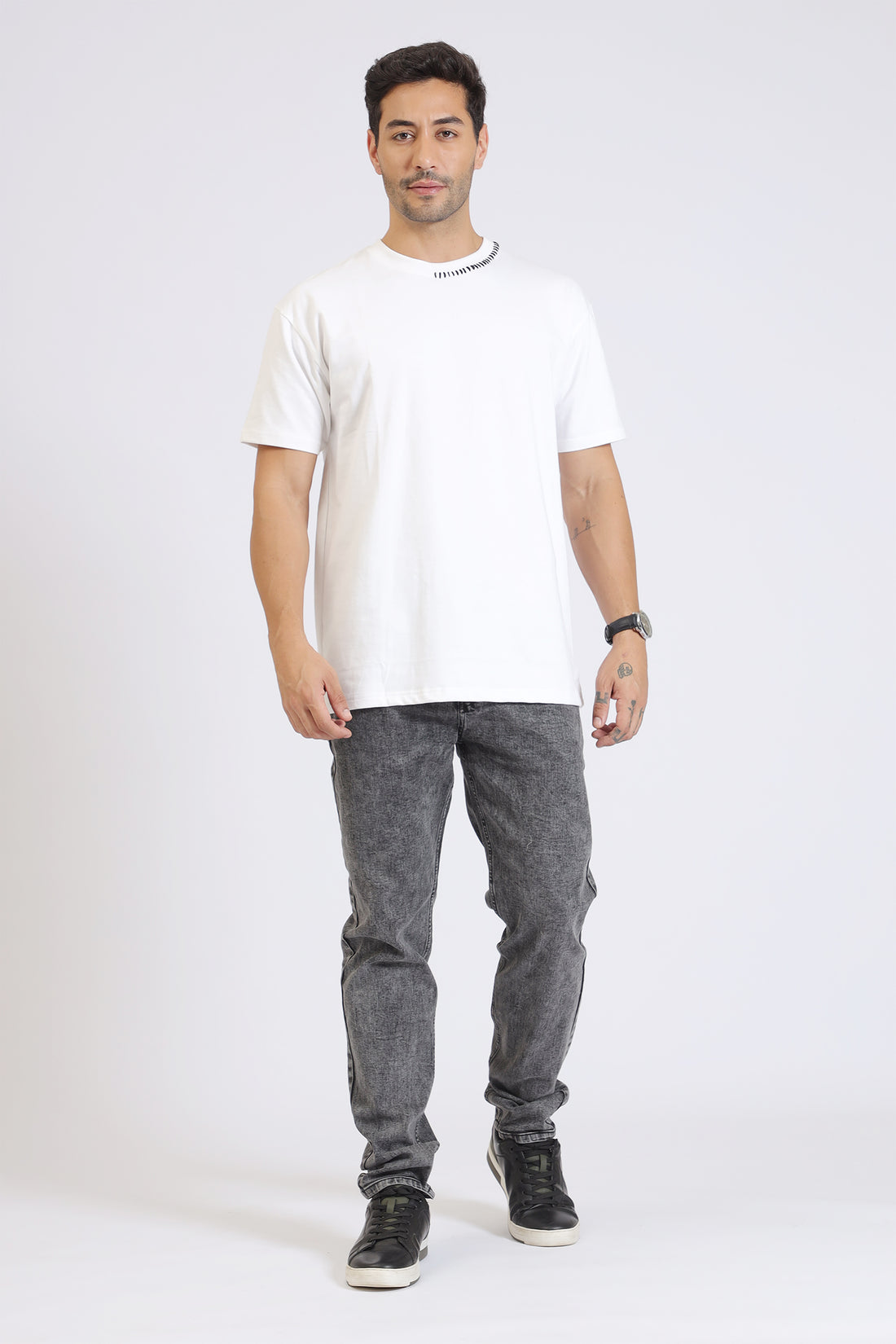 ABSTRACT PRINT T-SHIRT