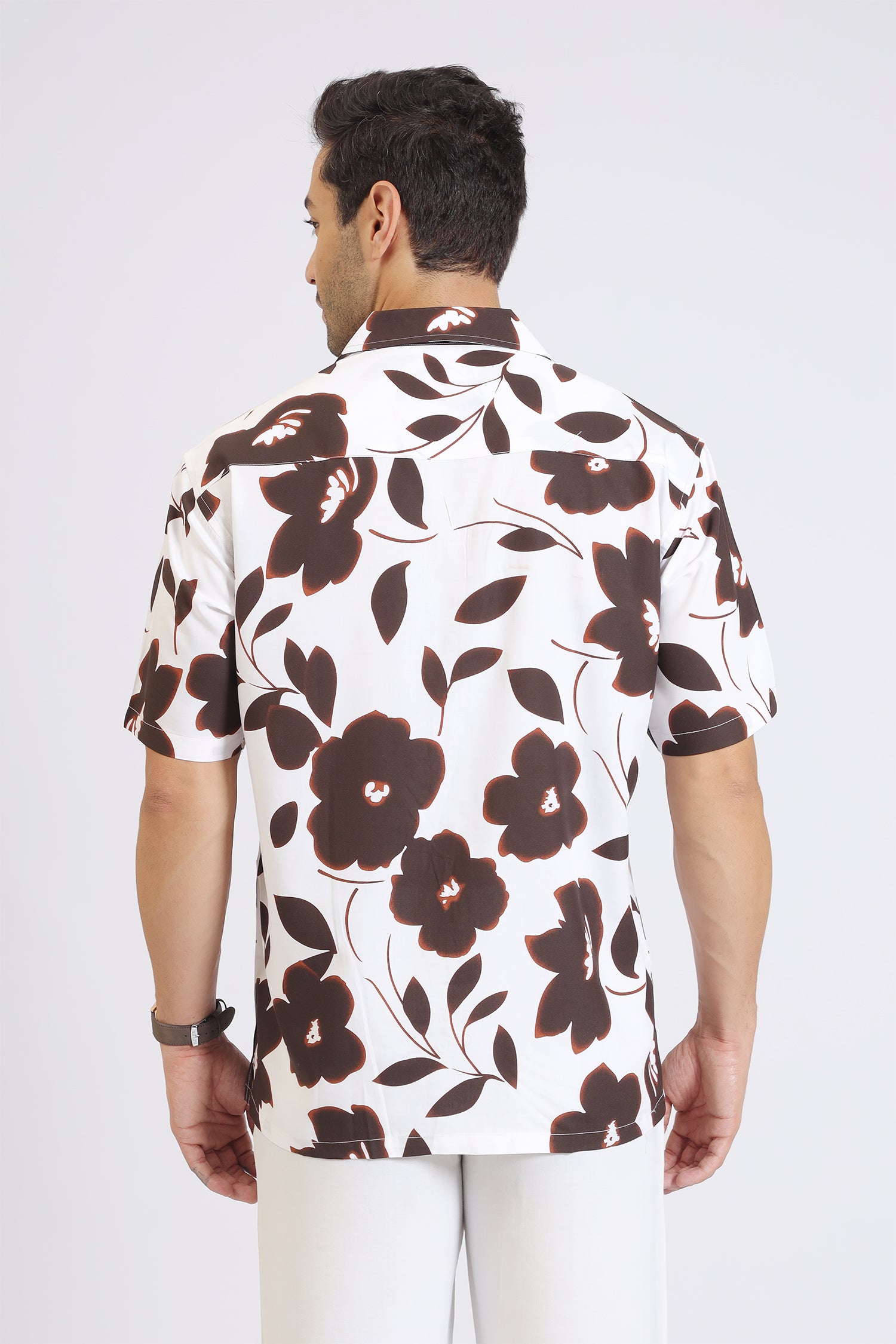 Floral Print Rayon Shirt – Relaxed Summer Fit