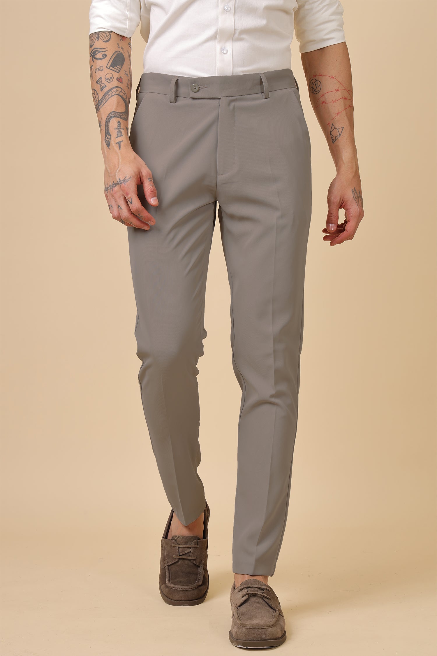 Men’s Classic Dark Green Formal Trousers