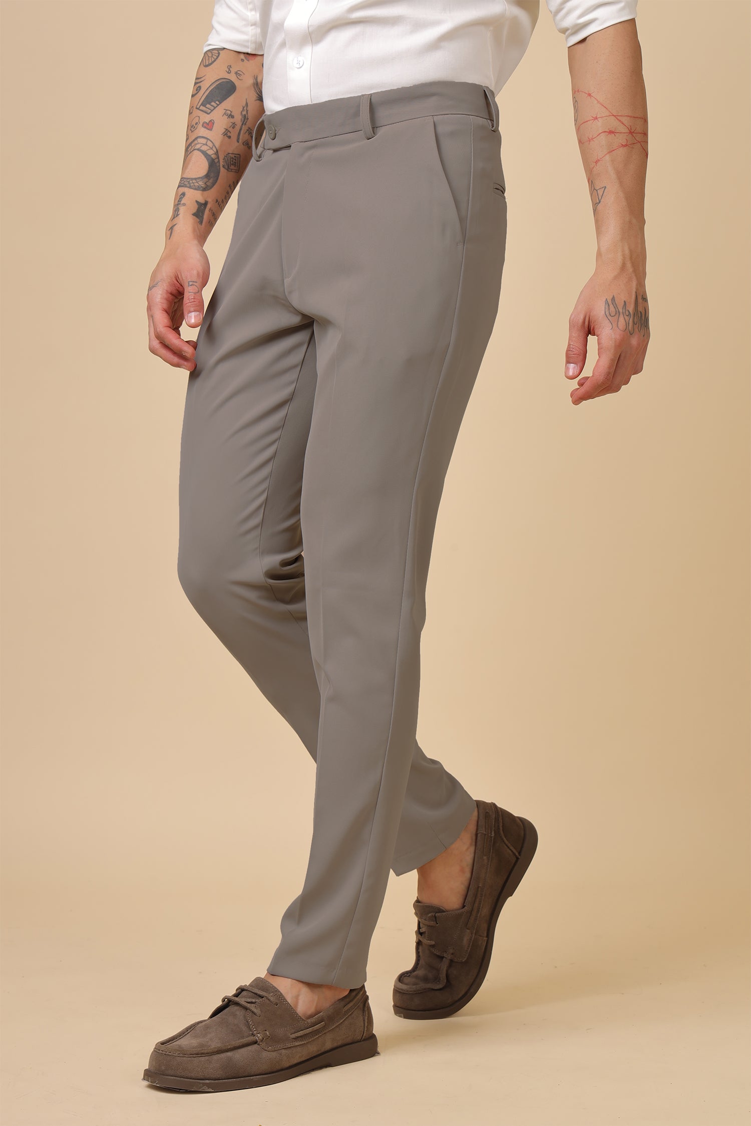 Men’s Classic Dark Green Formal Trousers