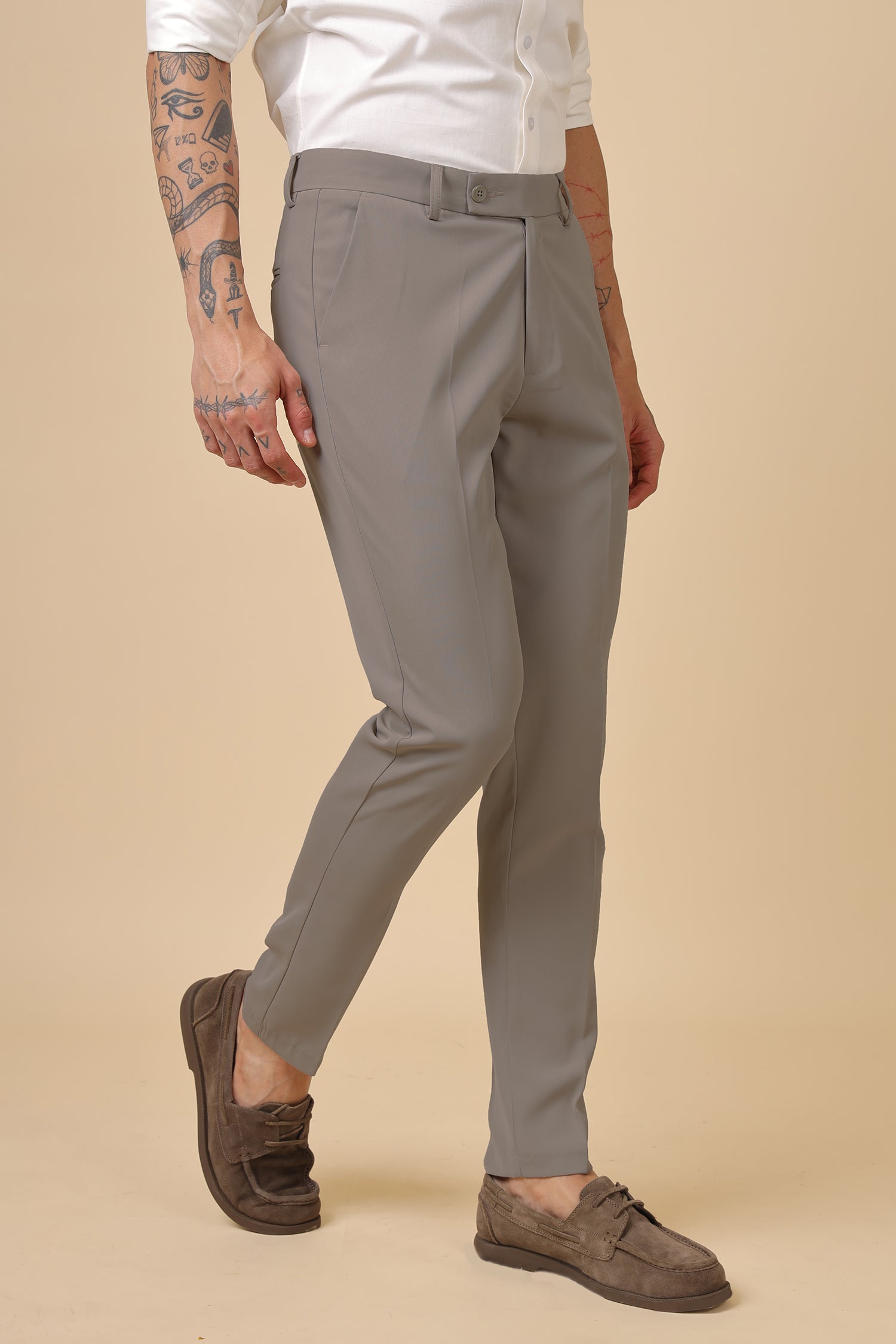 Men’s Classic Dark Green Formal Trousers
