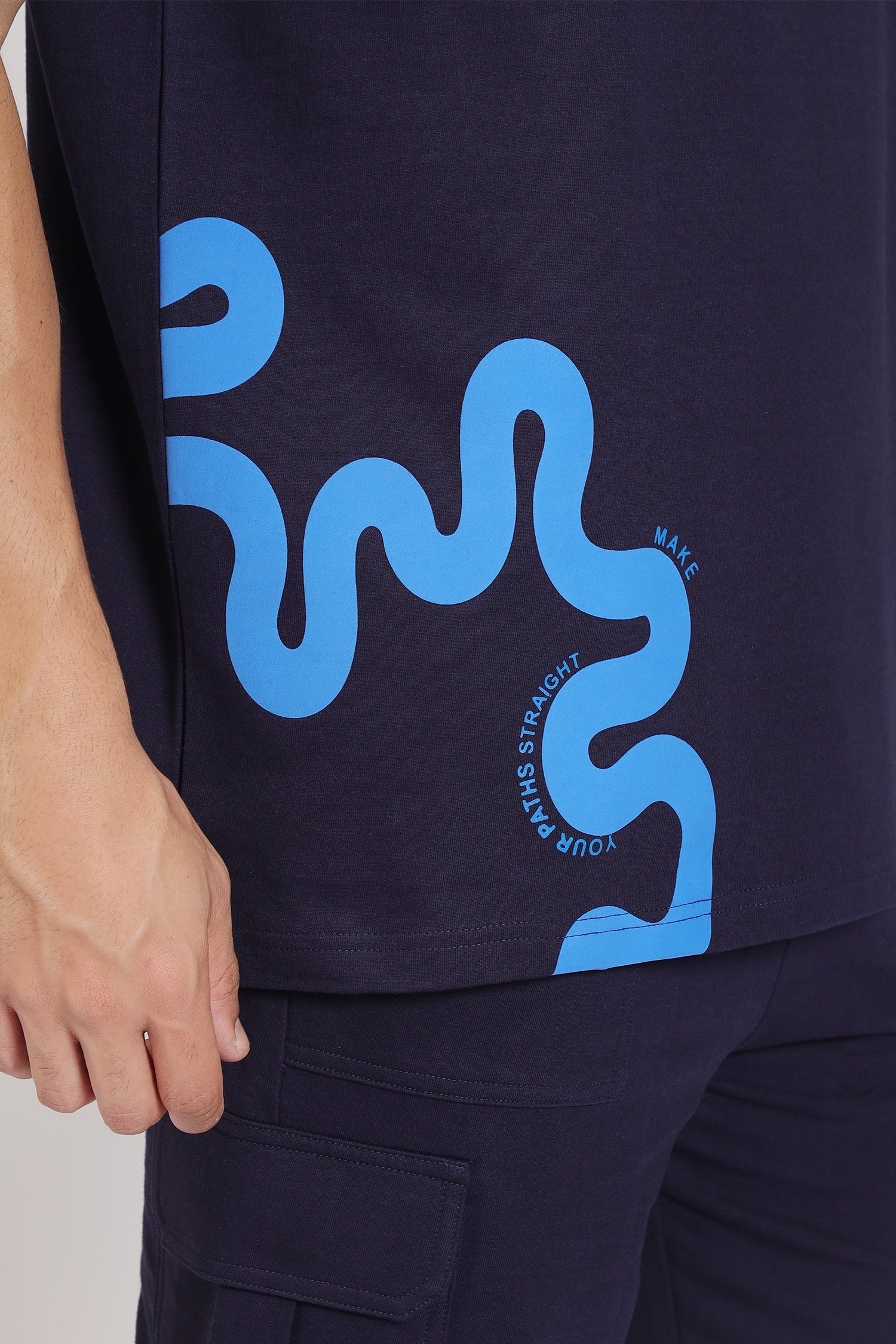 L.GREEN STRIPE PRINT CO-ORDSET