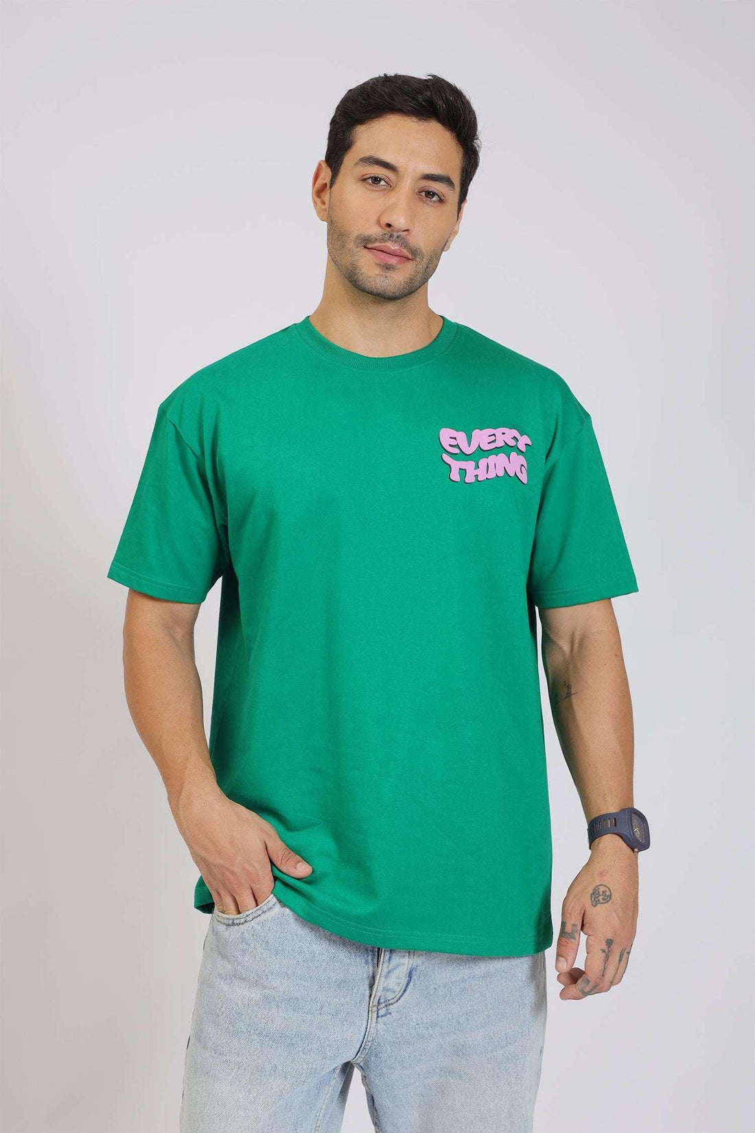 GREEN EVERY THING T-SHIRT