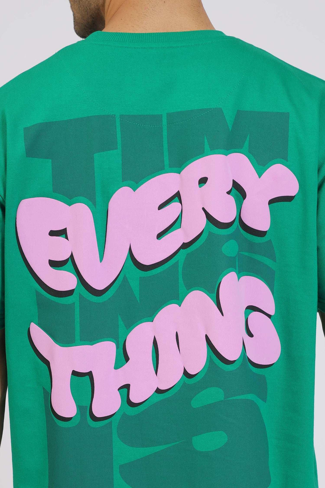 GREEN EVERY THING T-SHIRT
