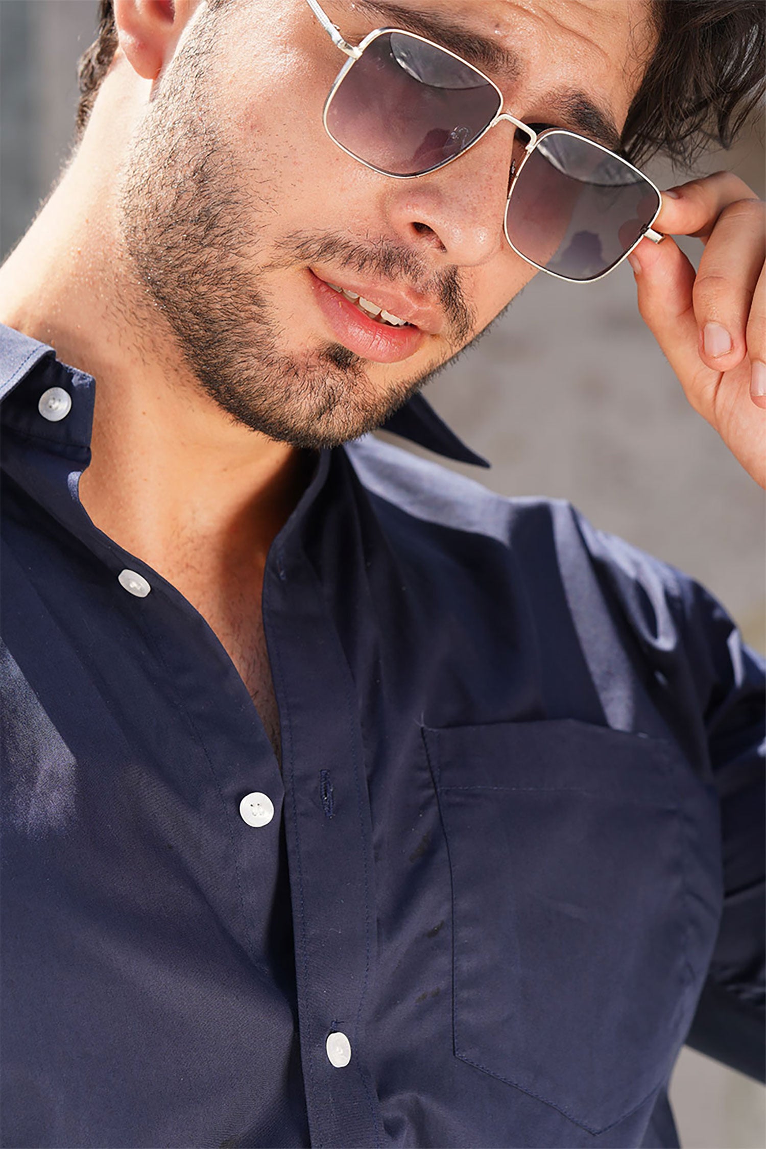 Midnight Classic: Button-Down Oxford Shirt