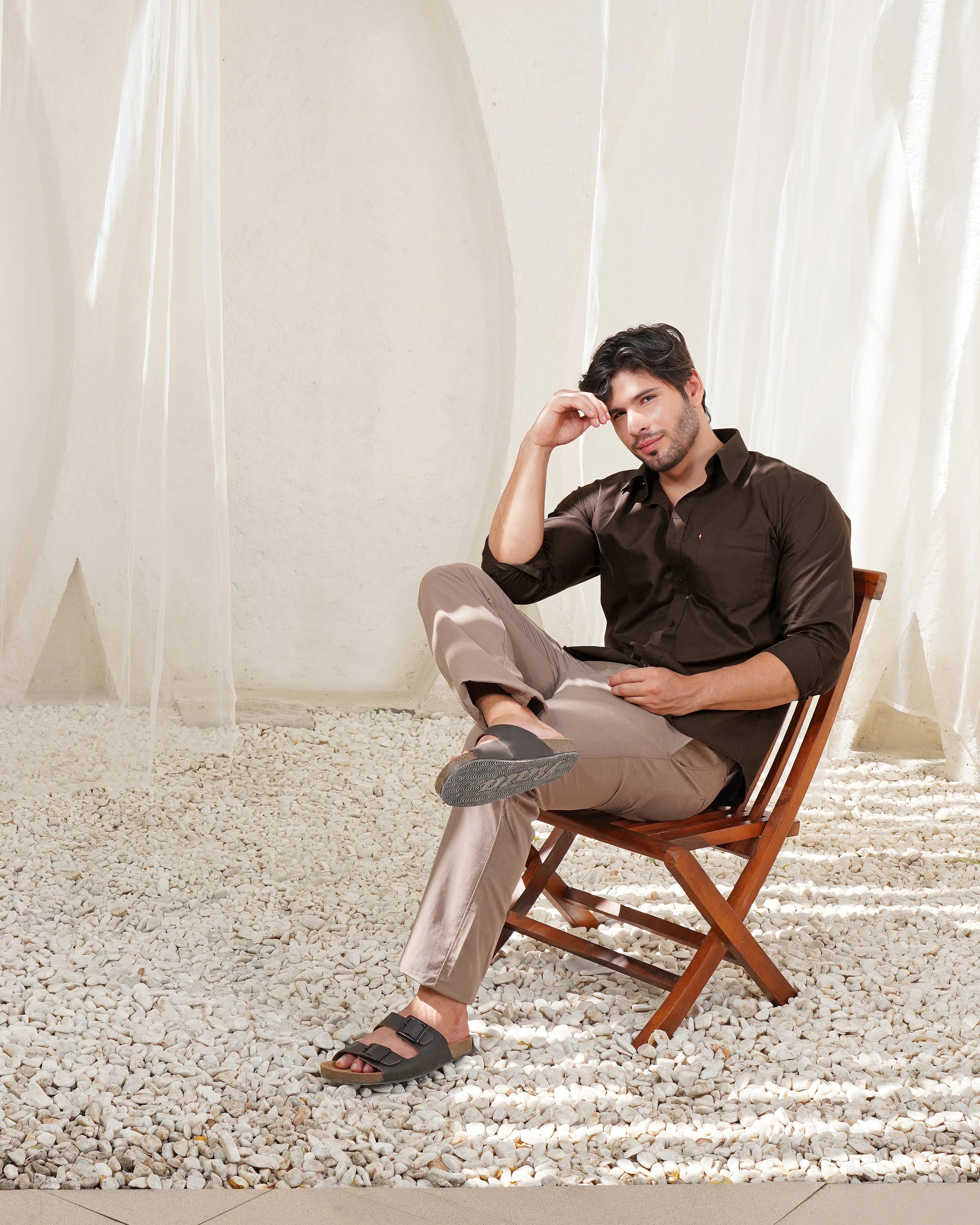 Brown Tailored Trousers