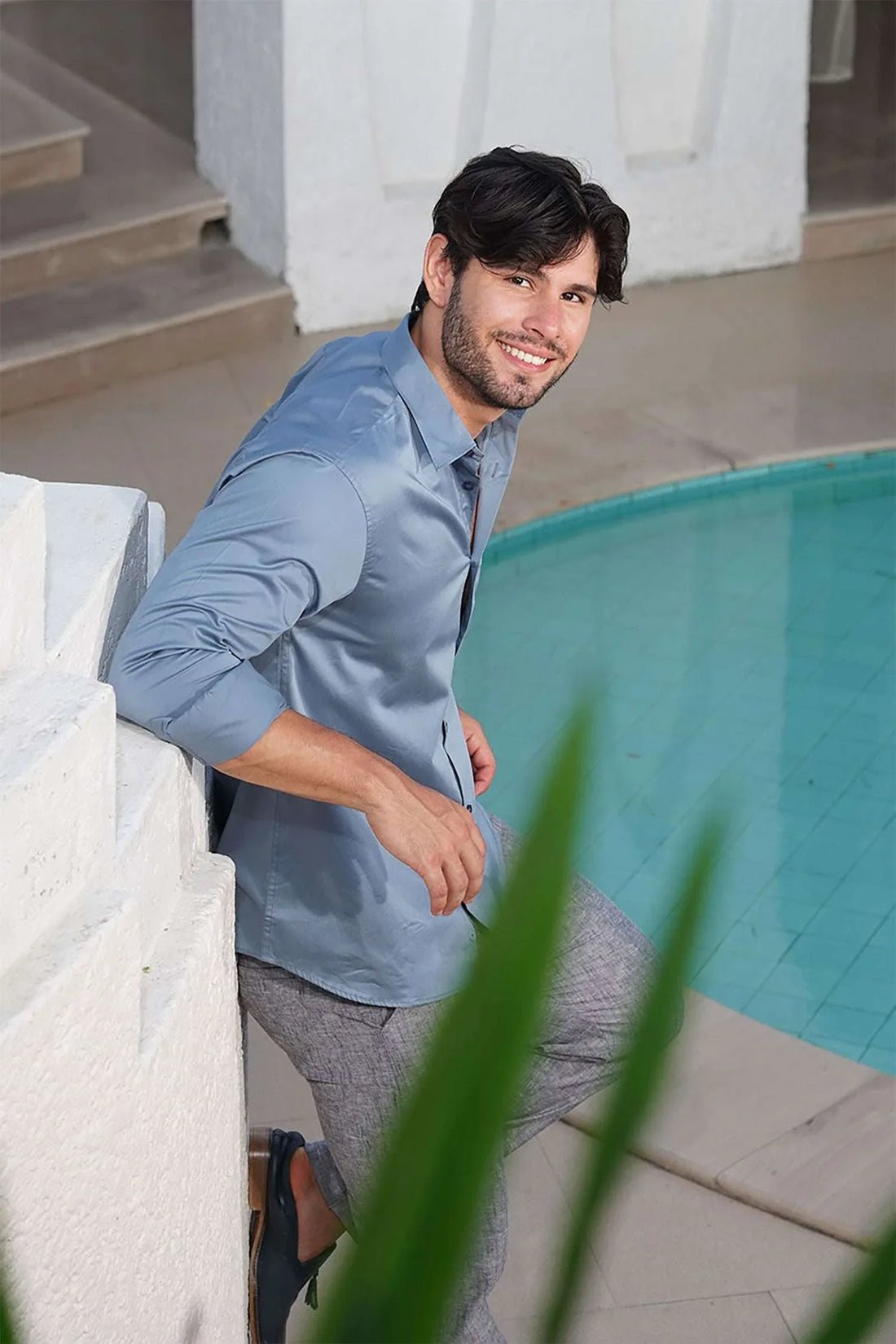 Everyday Silver Blue Luxe Shirt