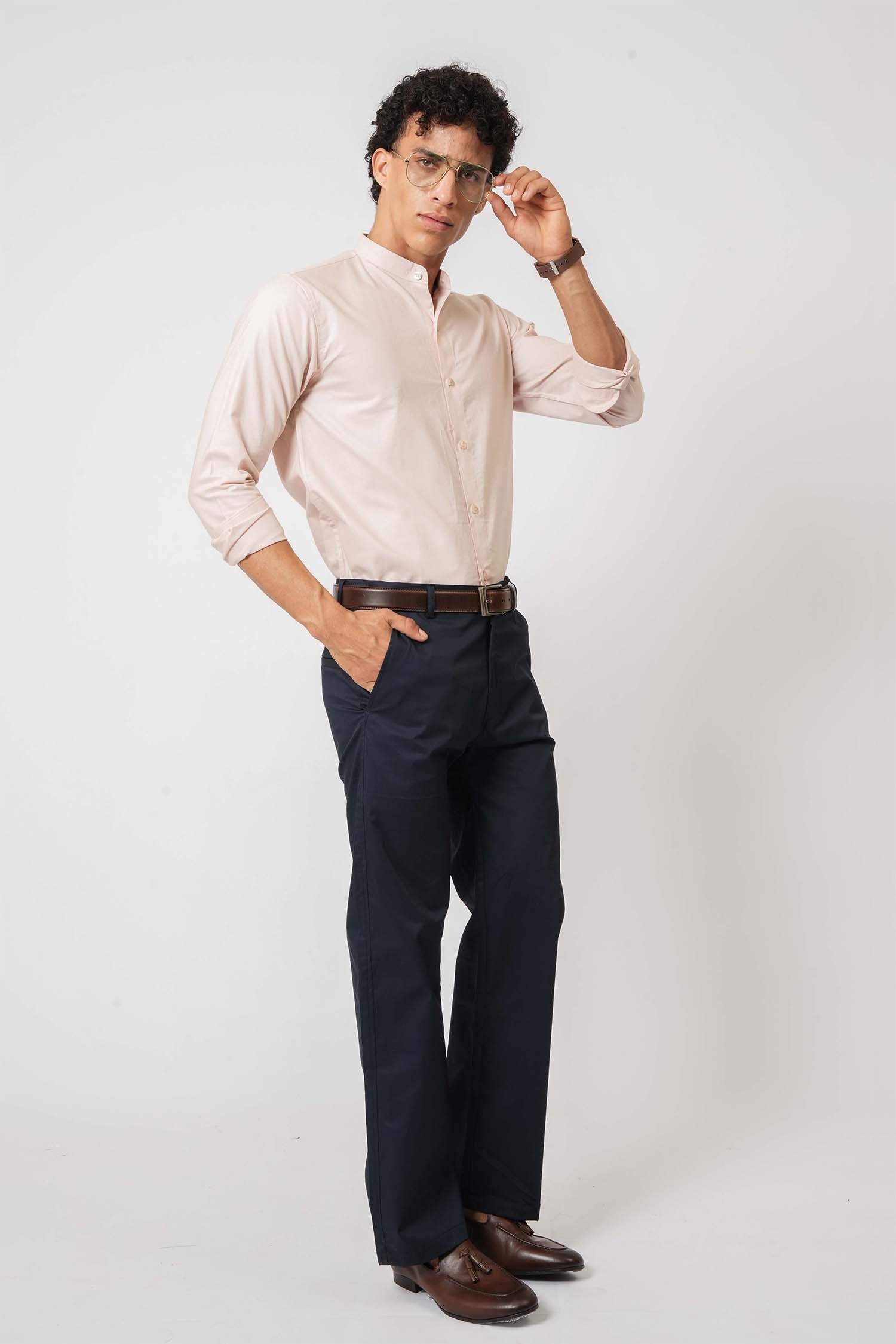Blue Twill Trousers by Hallstatt  – smart staple in men's clothing
