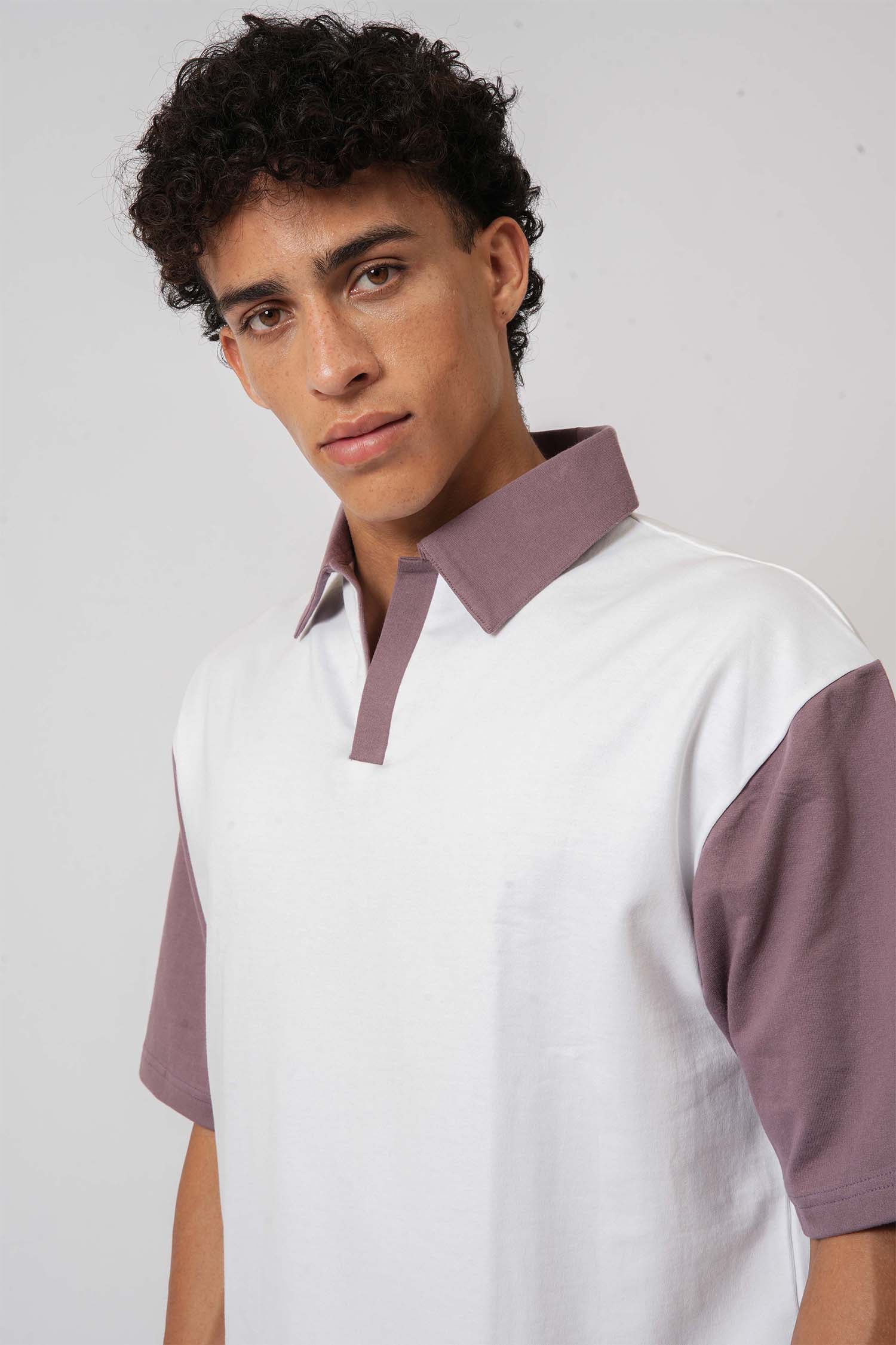 Hallstatt Spiral Print Baggy Co-ord Set for a modern, relaxed look – trendy men’s clothing