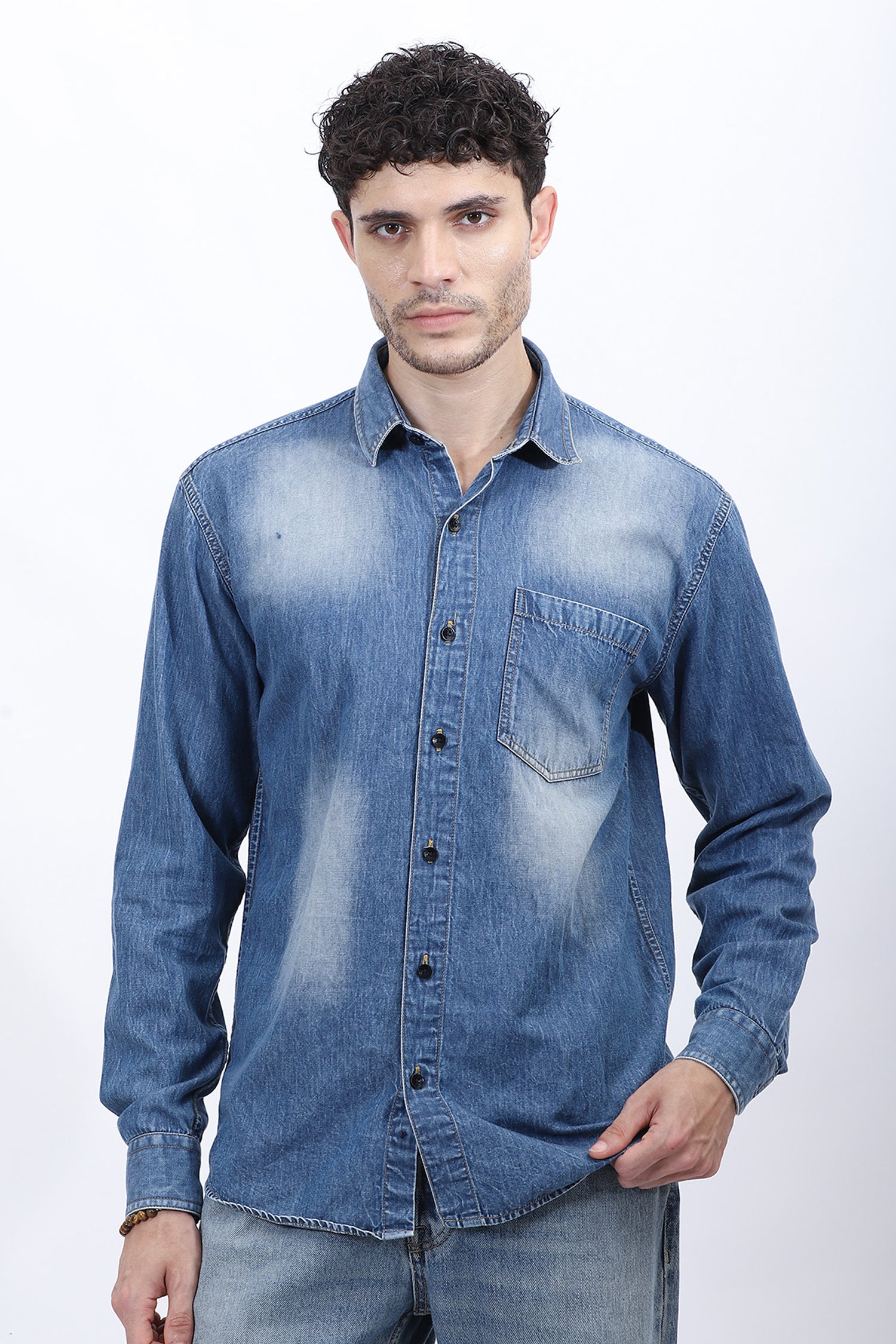 Urban Indigo: The Rugged Denim Duo