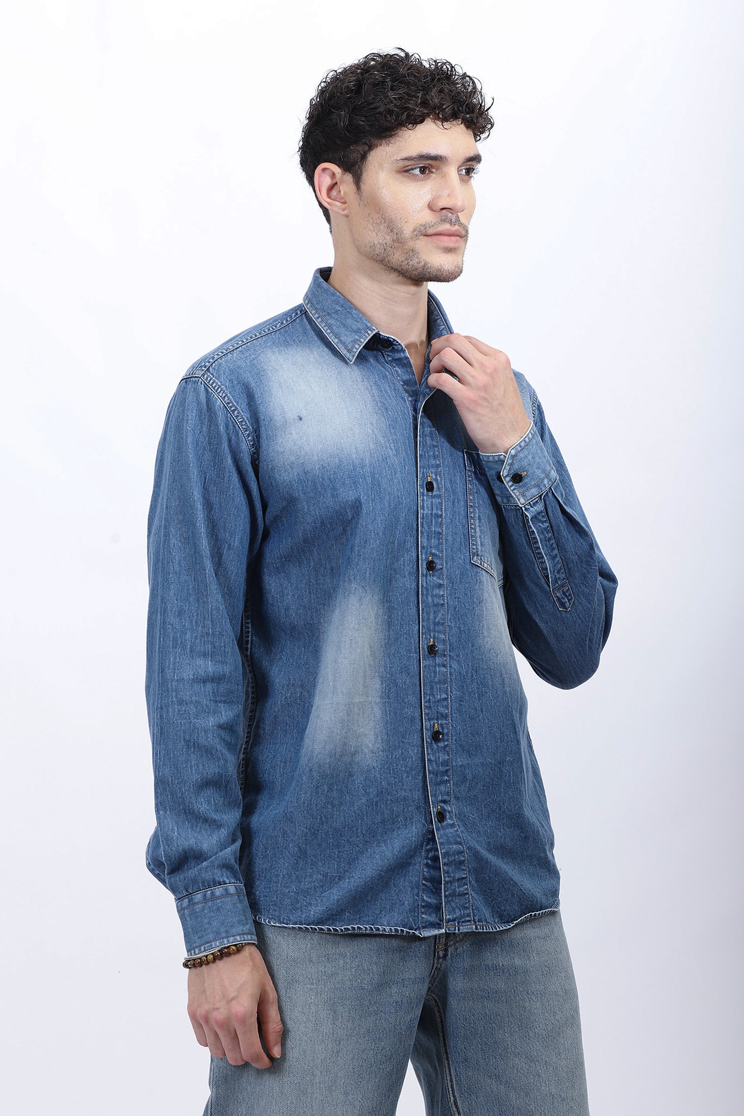 Urban Indigo: The Rugged Denim Duo