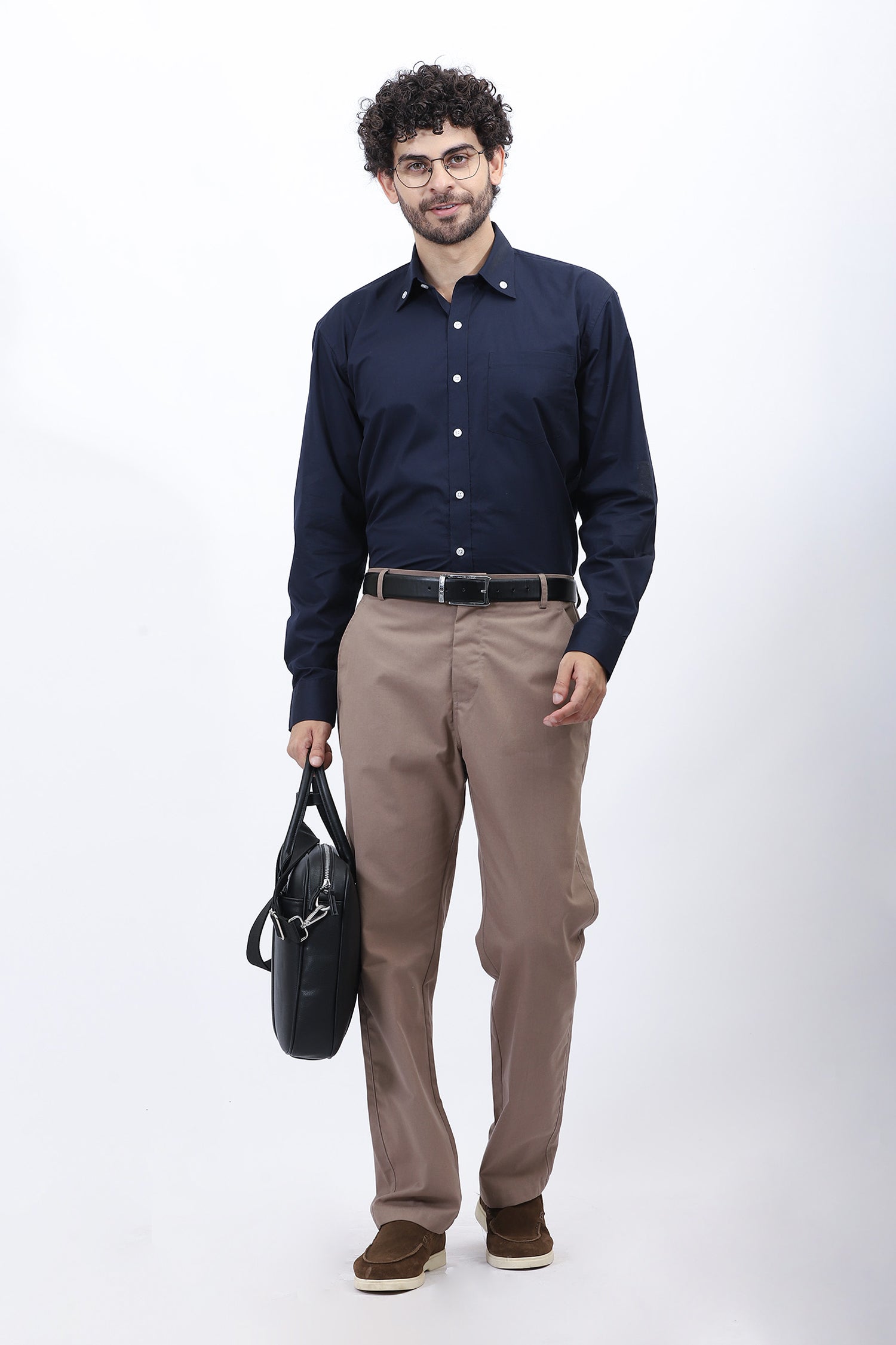 BEIGE RELAXED FIT TROUSER