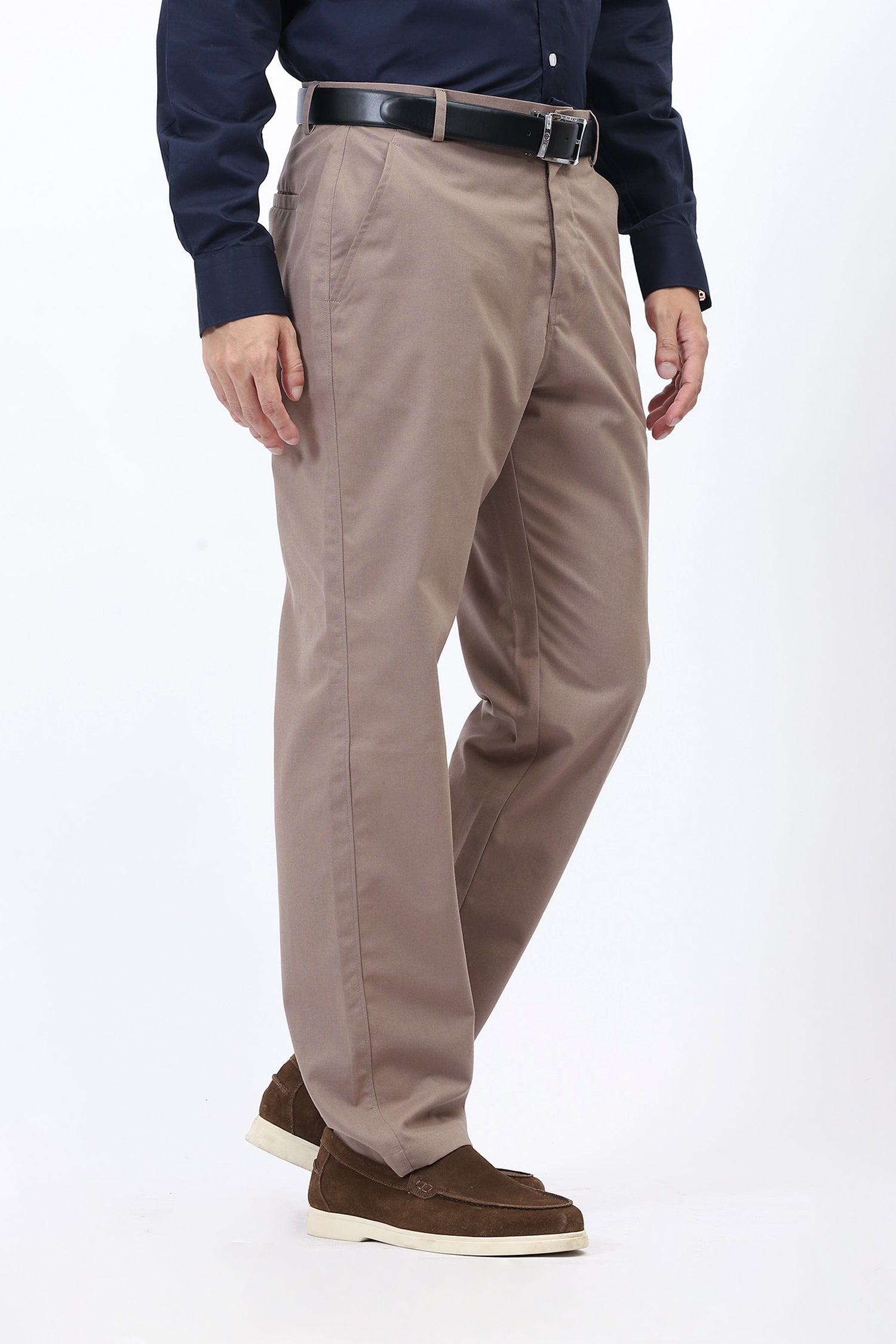 BEIGE RELAXED FIT TROUSER