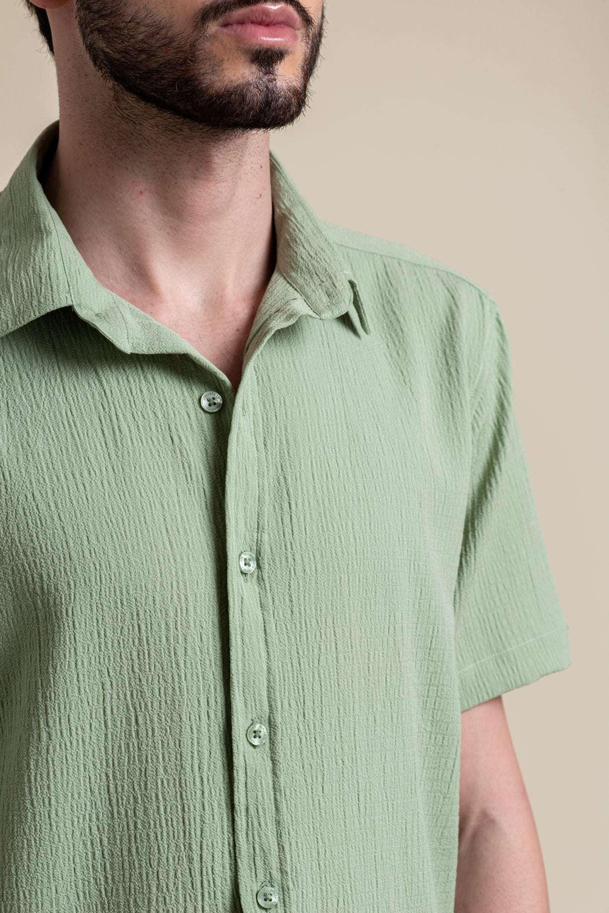 textured-half-sleeve-short-shirts