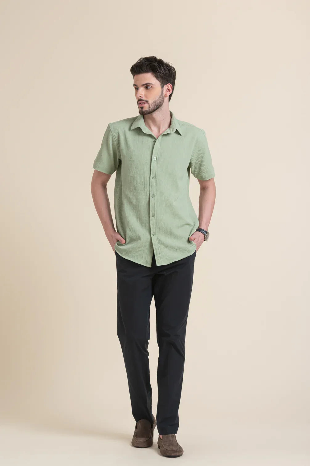 textured-half-sleeve-short-shirts