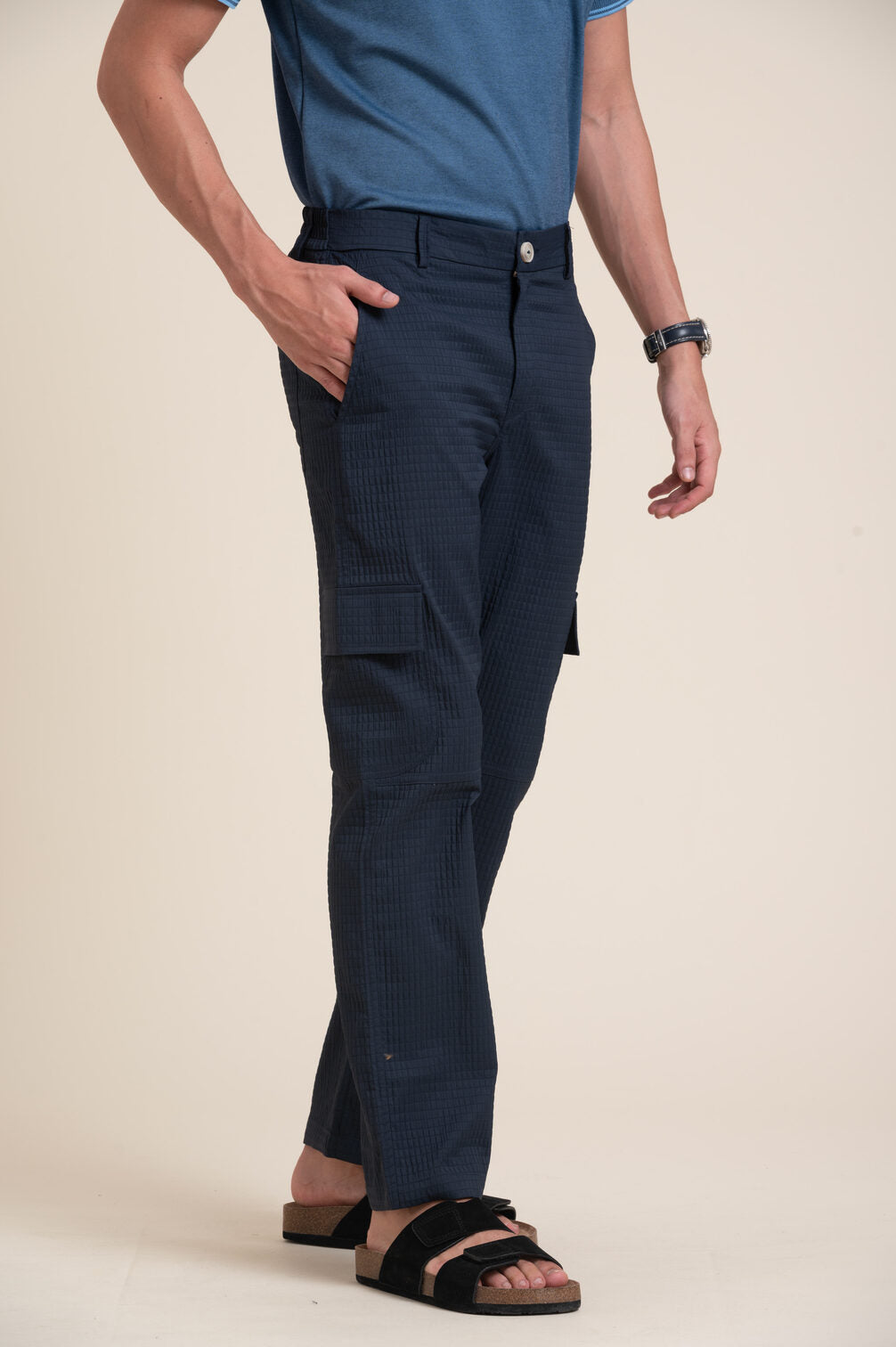 NAVY BLUE MENS CARGO